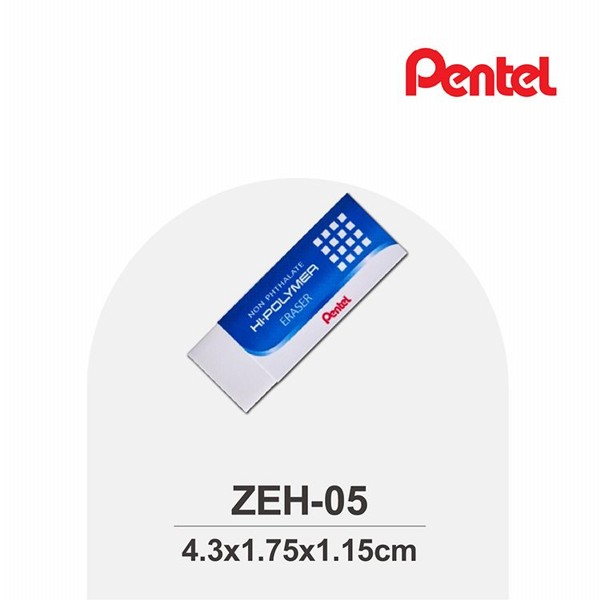 PENTEL 飛龍文具~標準型塑膠擦(ZEH-05)小(1入)