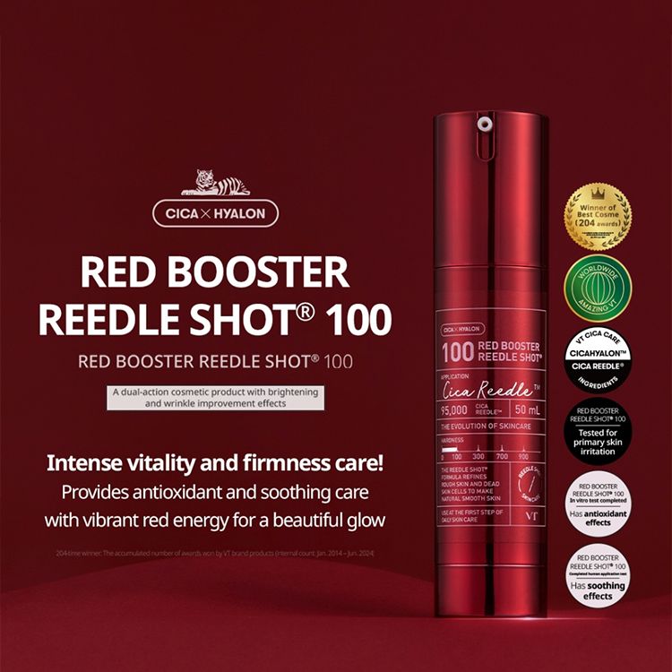 韓國 VT~RED-BOOSTER龍血微晶精華100(50ml)
