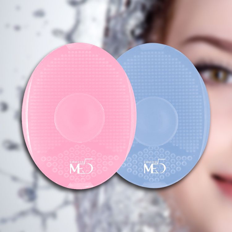 ME5~矽膠洗臉刷(2入／組) 顏色隨機出貨