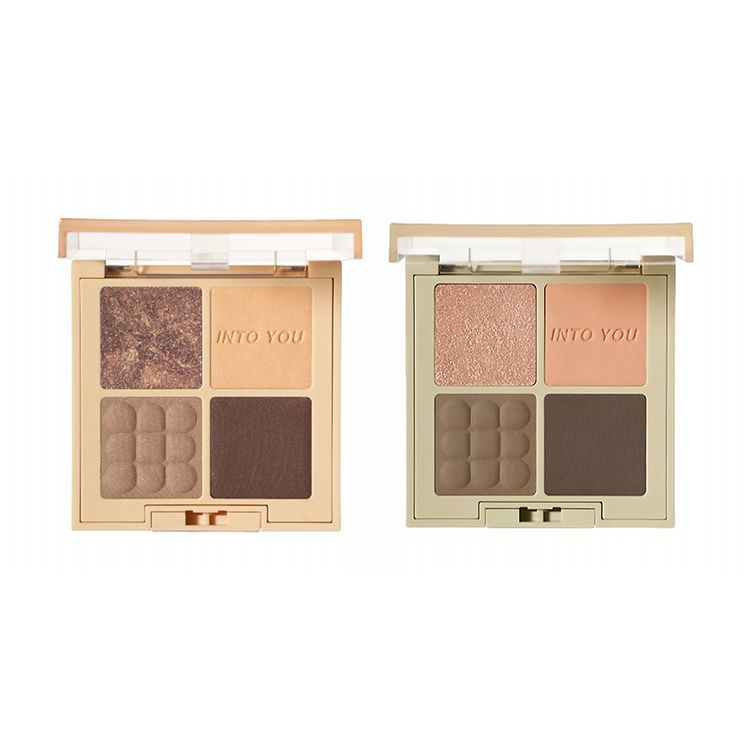 INTO YOU~四事煙火眼影盤(4g) OL01半斤橄欖／YB01 二兩穀物