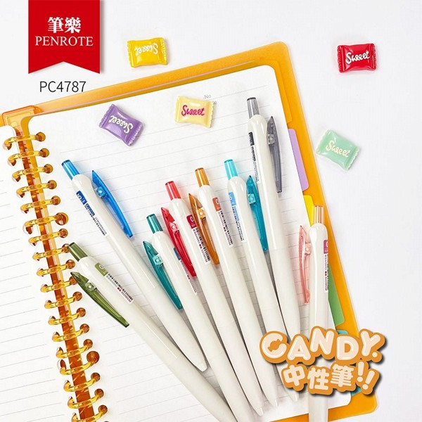 PENROTE 筆樂~CANDY中性筆0.5mm(1支入) 款式可選