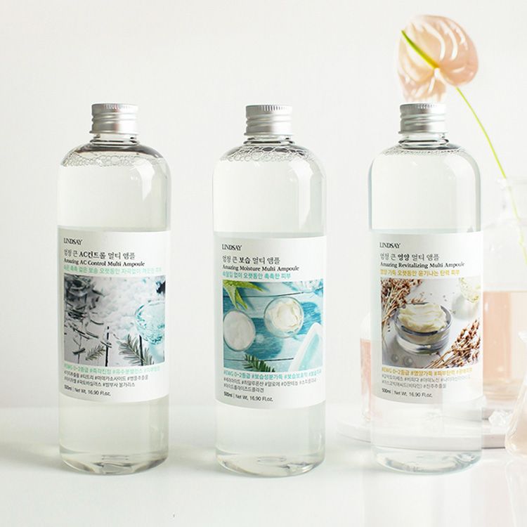 韓國 Lindsay~瞬效大容量安瓶(500ml) 款式可選