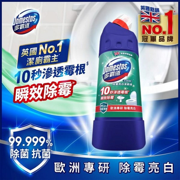 Domestos 多霸道~除霉亮白潔廁液(清新松木香)600g