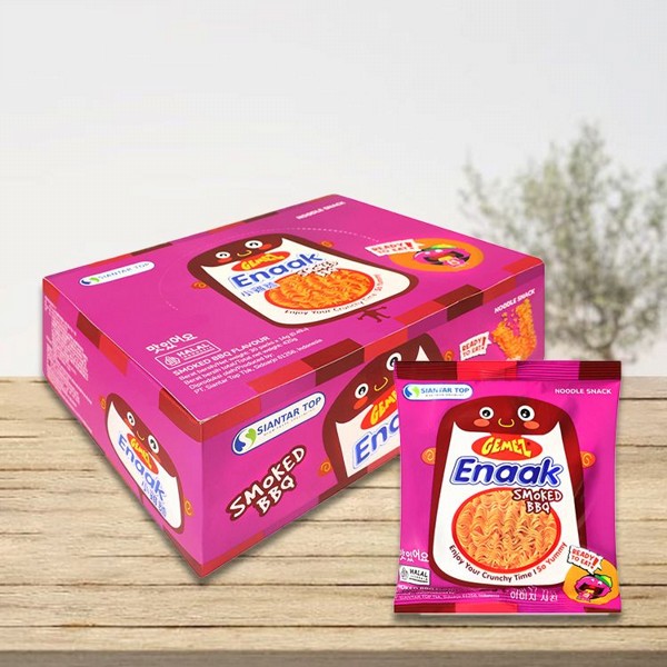 ENAAK~香脆點心麵-燒烤微辣味(1盒入)