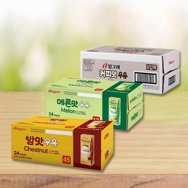 (箱購)Binggrae~牛奶保久調味乳200ml(24入) ※限宅配 美式賣場熱銷