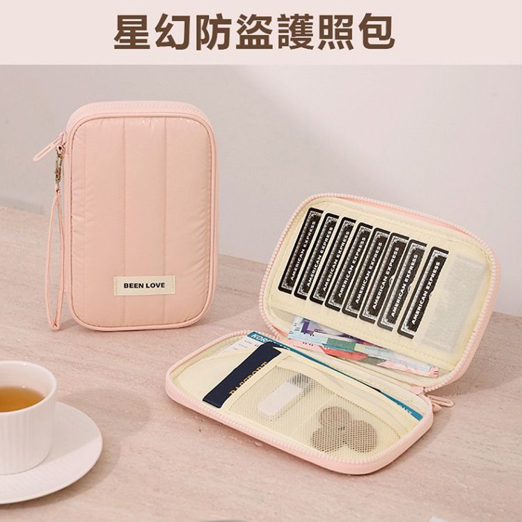 JB Design~星幻防盜護照包(黑色)1入