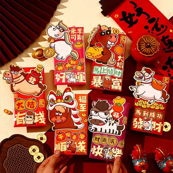 馬年大吉新年紅包袋(YS73-34)6入