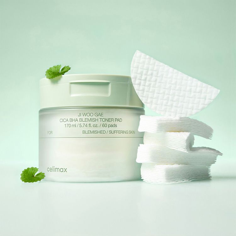 韓國 Celimax~CICA積雪草BHA舒緩修護淨膚棉片(60片)