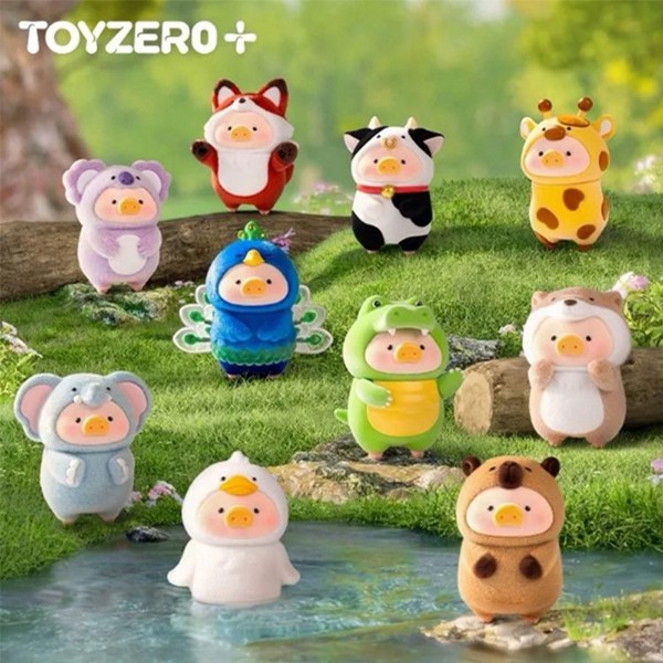 罐頭LULU豬動物派對植絨公仔盲盒(不挑款/隨機出貨)1入