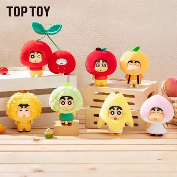 蠟筆小新~水果小屋系列毛絨掛飾盲盒(1入) 不挑款／隨機出貨