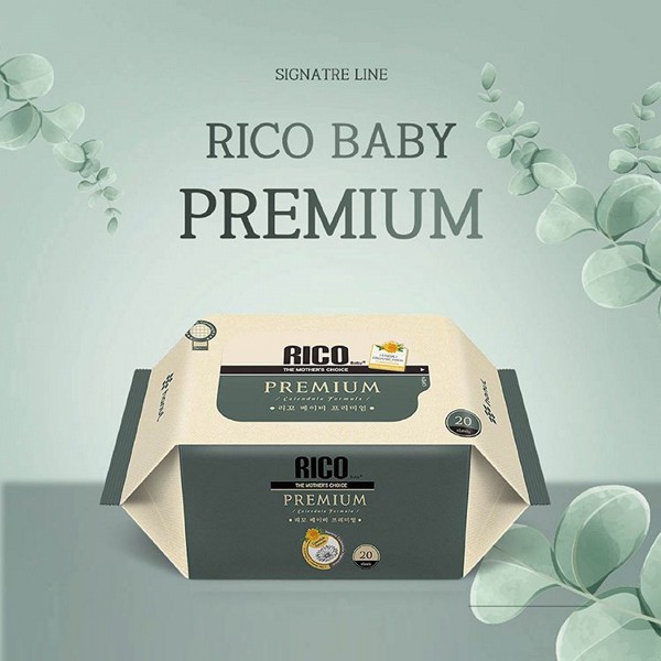 韓國RICO_baby~金盞花超厚款濕紙巾(無蓋20抽) 1入
