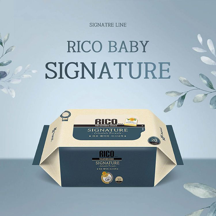 韓國RICO_baby~金盞花特厚款濕紙巾(無蓋20抽)
