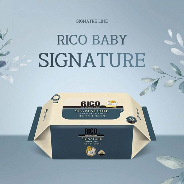 韓國RICO_baby~金盞花特厚款濕紙巾(無蓋20抽)