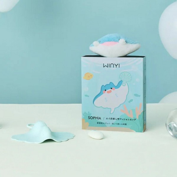 Winyi~小魟魚非入體坐墊震動跳蛋(1入)