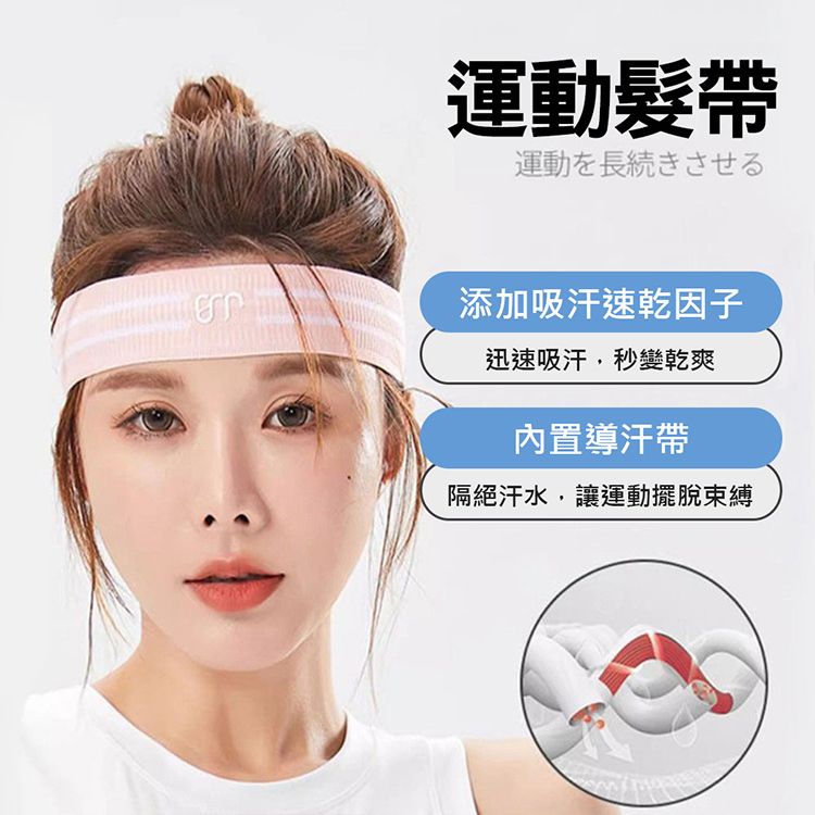 BM運動頭帶(1入) 款式可選