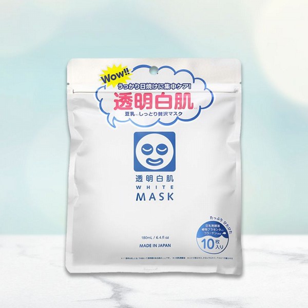 石澤研究所~新透明白肌玻尿酸透明嫩白面膜(10枚入)