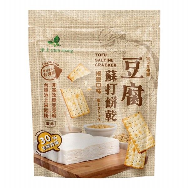 台東池上鄉農會~豆腐蘇打餅乾(椒鹽口味)1袋入