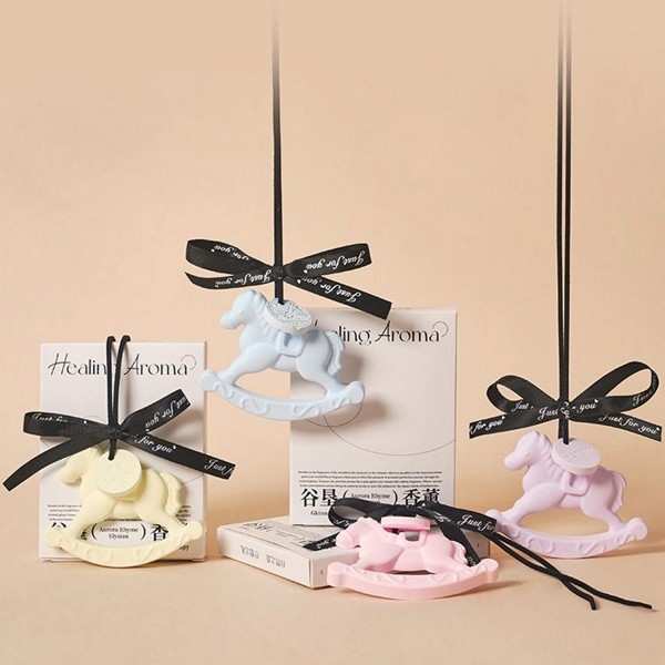 木馬擴香石掛飾(1入) 款式可選