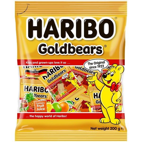 HARIBO 哈瑞寶~金熊Q軟糖分享包(200g)