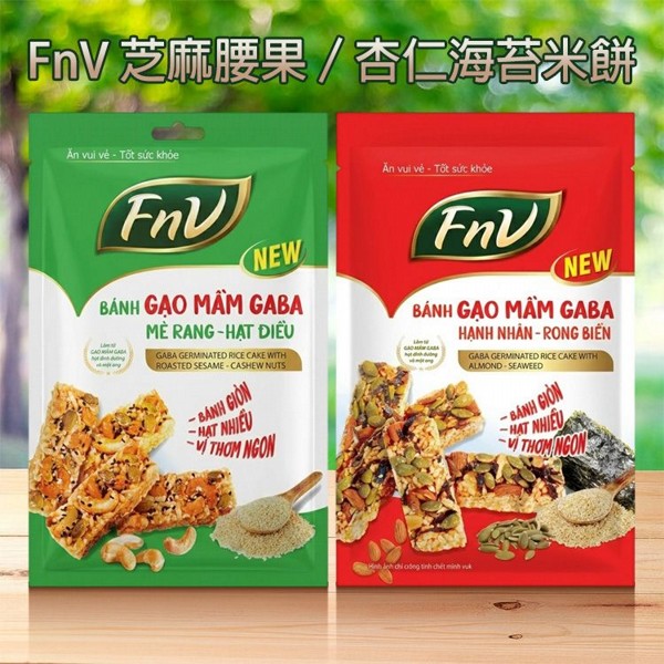 FnV~芝麻腰果／杏仁海苔米餅(72g) 款式可選