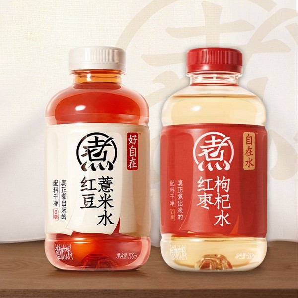 元氣森林~好自在紅豆薏米水/紅棗枸杞水(500ml) 款式可選