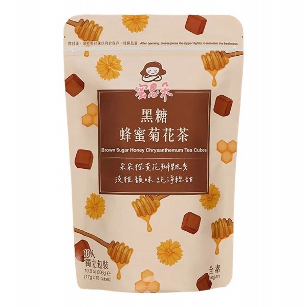 MEDOLLY 蜜思朵~黑糖蜂蜜菊花茶(17gx18入)袋裝