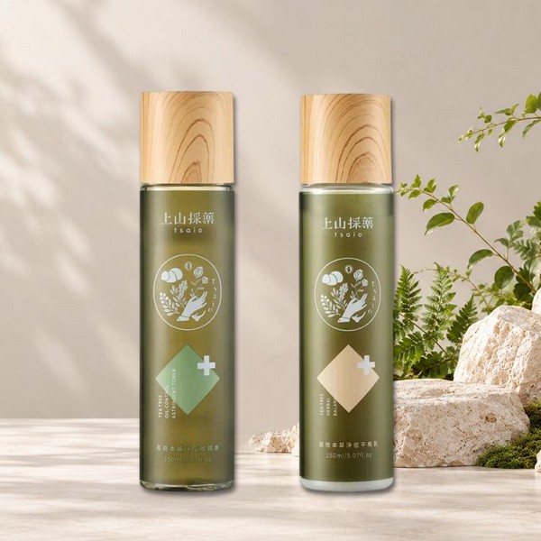 上山採藥~茶樹本草淨痘收斂水／平衡乳(150ml) 款式可選｜ 控油保濕化妝水 / 調理毛孔保濕乳液 / 茶樹淨痘保養