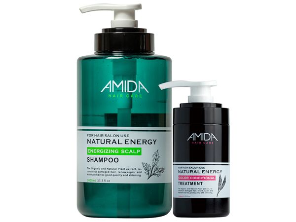 Amida 蜜拉~平衡去脂洗髮精1000ml+角質蛋白護髮素250ml