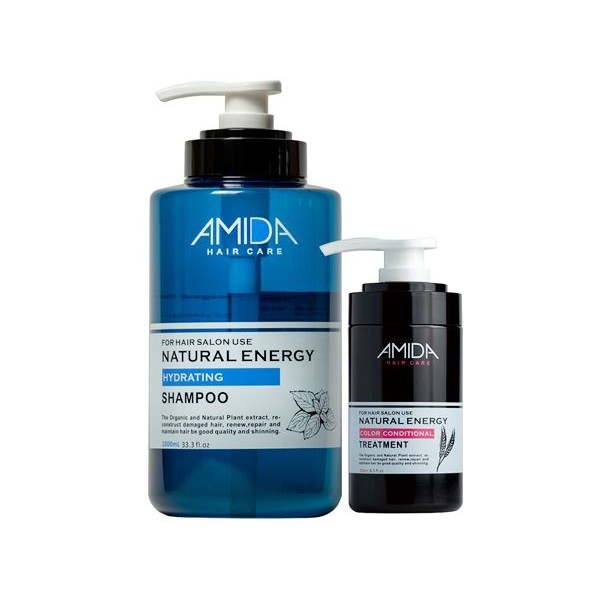 Amida 蜜拉~保濕洗髮精(1000ml)+角質蛋白護髮素(250ml)