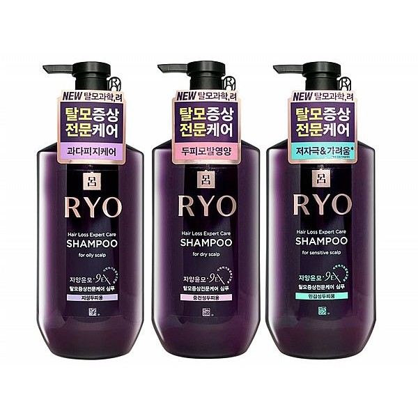 韓國Ryo呂~滋養韌髮洗髮精(400ml) 款式可選