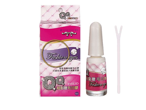 QQ超黏睫毛白膠(8ml)內附Y字棒