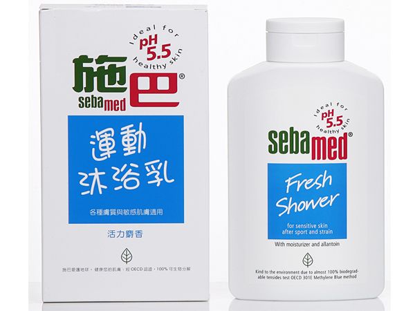 施巴 Seba med~運動沐浴乳活力麝香(400ml)