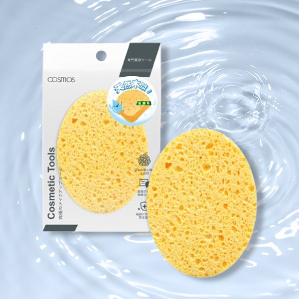 COSMOS~S30667洗臉海棉(橢圓形中)