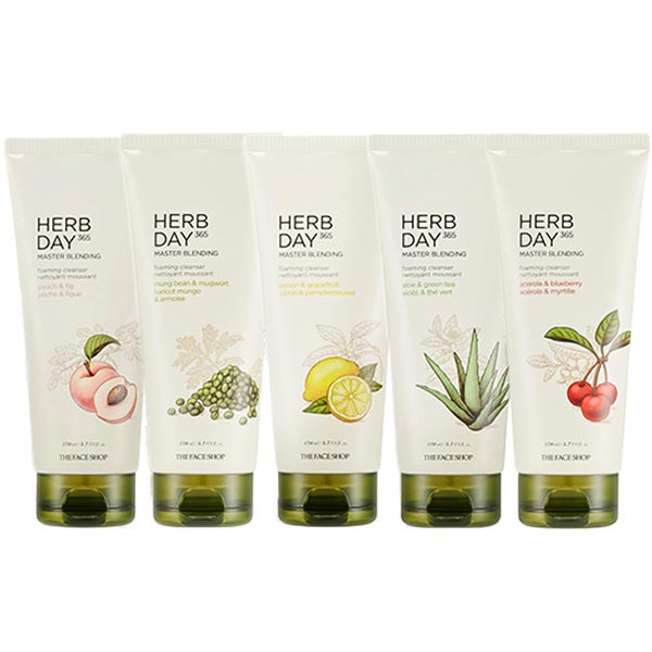 韓國 THE FACE SHOP~草本洗面乳170ml 